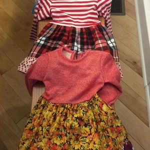 Ricrac & Ruffles 4 dresses- good / great condition